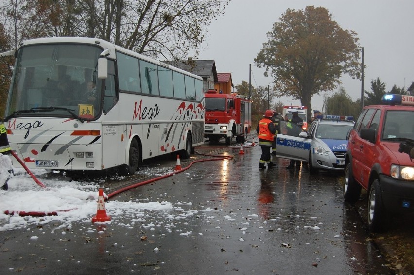 Kwidzyn. Poważny wypadek na drodze koło Licza - ćwiczenia służb ratowniczych [FOTO]