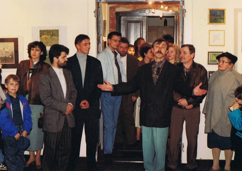 Lata 90-te, wystawa malarstwa Ryszarda Kucaba i Franciszka Szczerbińskiego