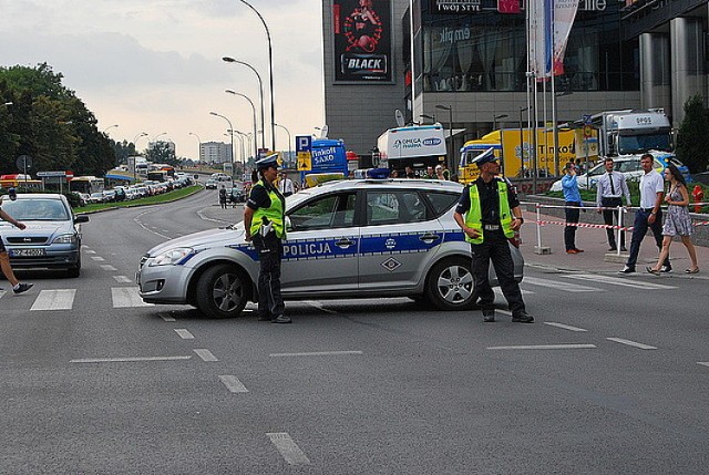 Policjanci z Podkarpacia zabezpieczali III etap Tour de Pologne