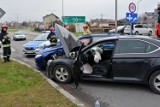 Wypadek na Wrzosowej w Kielcach. Były utrudnienia w ruchu