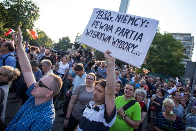 Sejm jest nasz - protest przeciwko reformie sądownictwa [ZDJĘCIA]