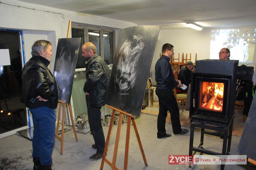 Wernisaż malarstwa Łukasza Ryby w Galerii Pokutua w Zdunach