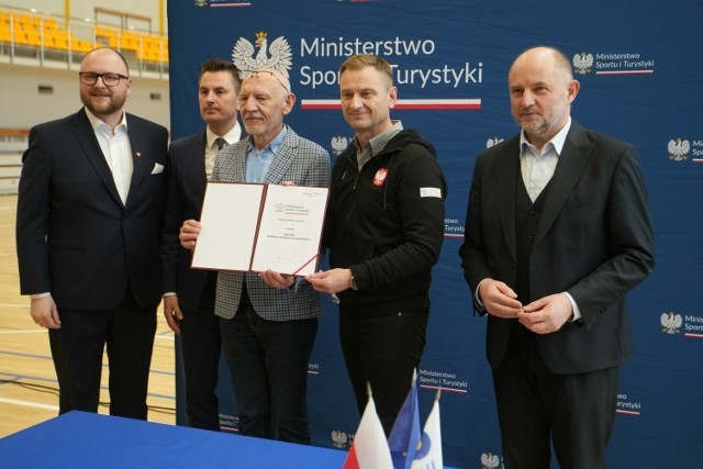 Minister Sportu i Turystyki Sławomir Nitras gościł dziś (25.03) w Toruniu