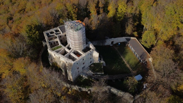 Zamek Lipowiec w Babicach zamknięty dla turystów