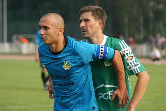 Marcin Kobierski (od lewej) strzelił gola dla Warty