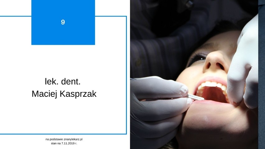 Najlepszy dentysta w Wągrowcu? Oto ranking najlepszych stomatologów, których poleca najwięcej pacjentów