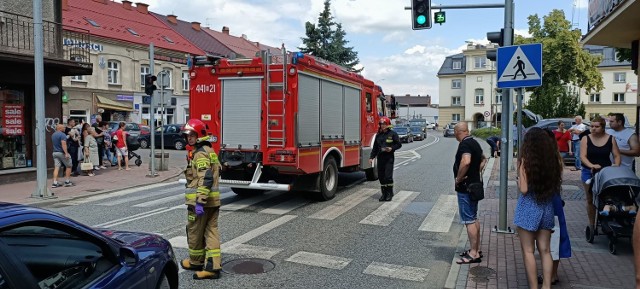 Do wypadku, w którym ucierpiało dziecko, doszło dziś koło południa na przejściu dla pieszych przy ul. Kościuszki w Jaśle.