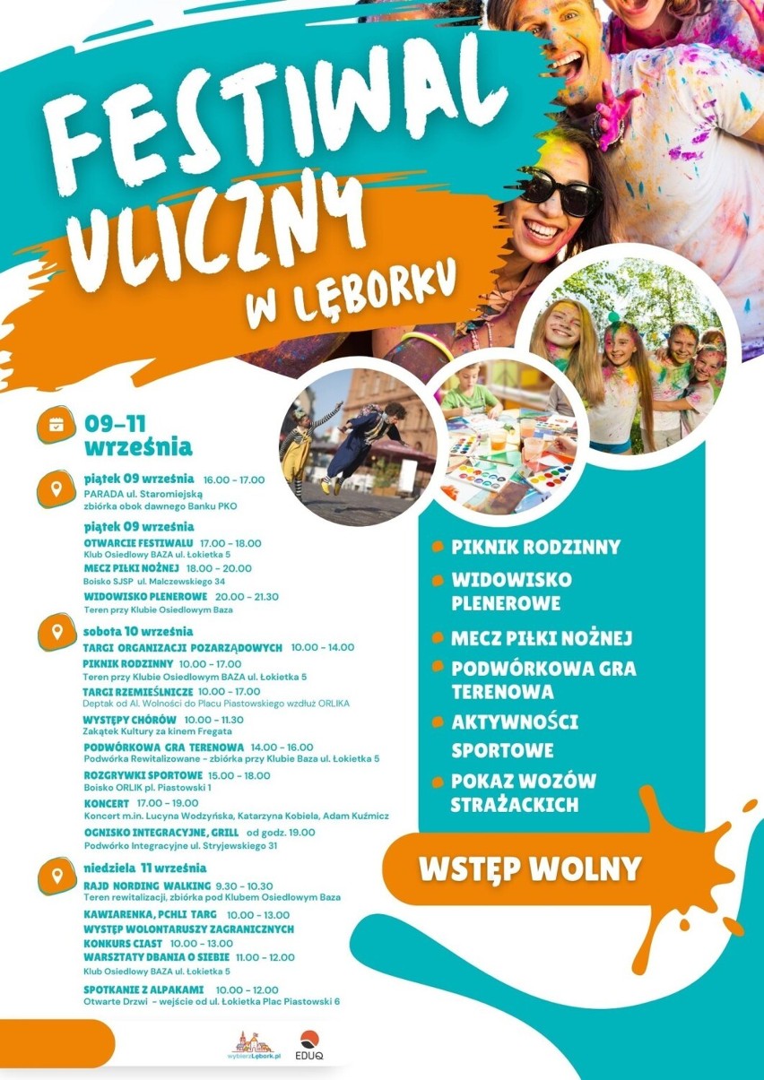 Lębork. Rusza Festiwal Uliczny. Przez trzy dni wiele atrakcji