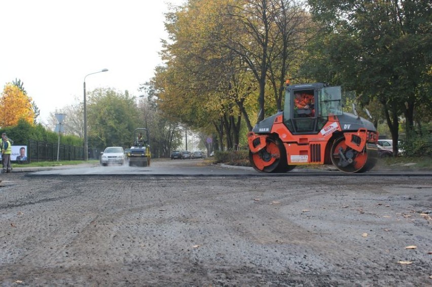 Trwa remont ulicu Bursztynowej