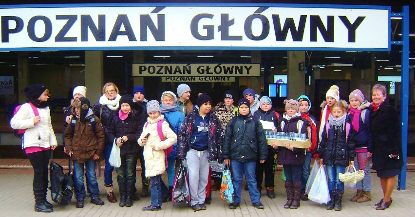 Uczniowie z SP z Górznej w Poznaniu