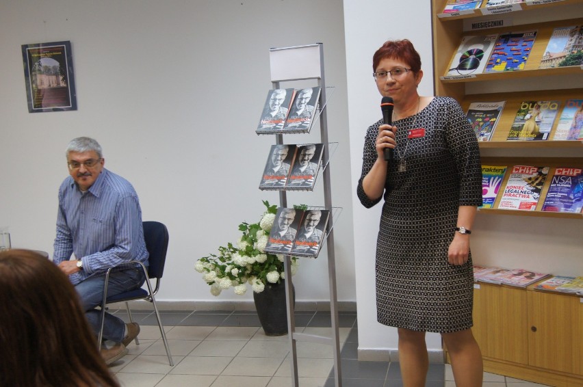 Marek Niedźwiecki w Radomsku podczas Tygodnia Bibliotek 2014