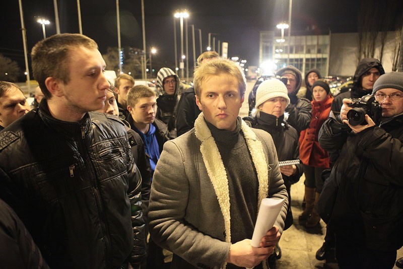 Kierowcy z Łodzi zablokowali stacje benzynowe. Protestowali przeciw rosnącym cenom paliwa [ZDJĘCIA]