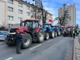 Paraliż ruchu w centrum Bydgoszczy. Rolnicy protestują przed Urzędem Wojewódzkim - zdjęcia