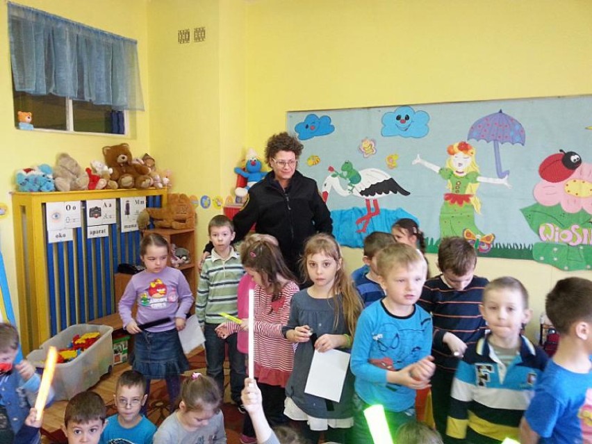 Straż Miejska w Malborku. Spotkanie z przedszkolakami