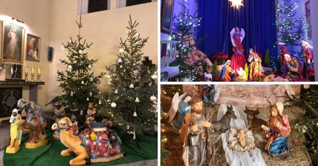 Piękne dekoracje, żłobki i figurki świętych w kościołach na terenie całego powiatu nowotomyskiego.