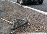 Gmina Cewice: Tragedia na drodze. Potrącony rowerzysta zginął na miejscu