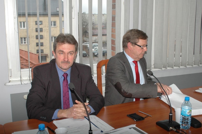 Andrzej Flis (z lewej) - przewodniczący komisji ds. rodziny