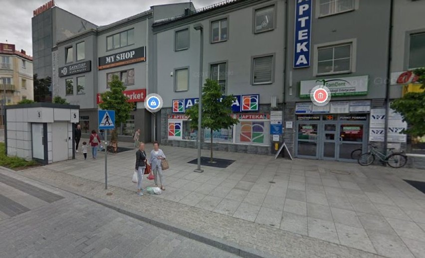 Tomaszów Maz. i mieszkańcy miasta na mapach Google Street...