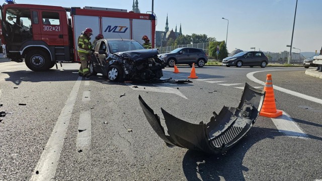 Wypadek w Kielcach