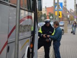 Kontrolowali stan autobusów szkolnych