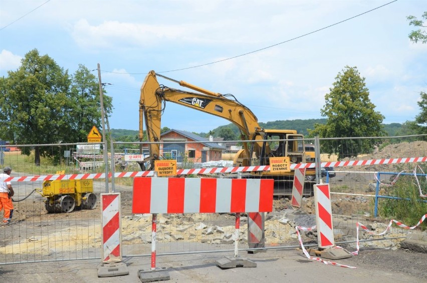 Trwa remont ulicy Raciborskiej w Gorzycach