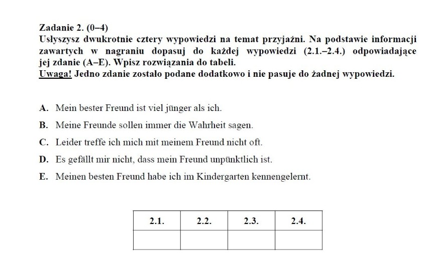 25 kwietnia uczniowie napiszą EGZAMIN GIMNAZJALNY 2013 z...