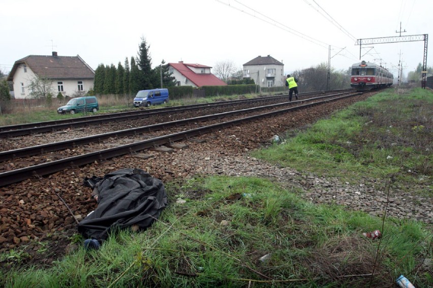 54-letni mężczyzna zginął potrącony przez pociąg