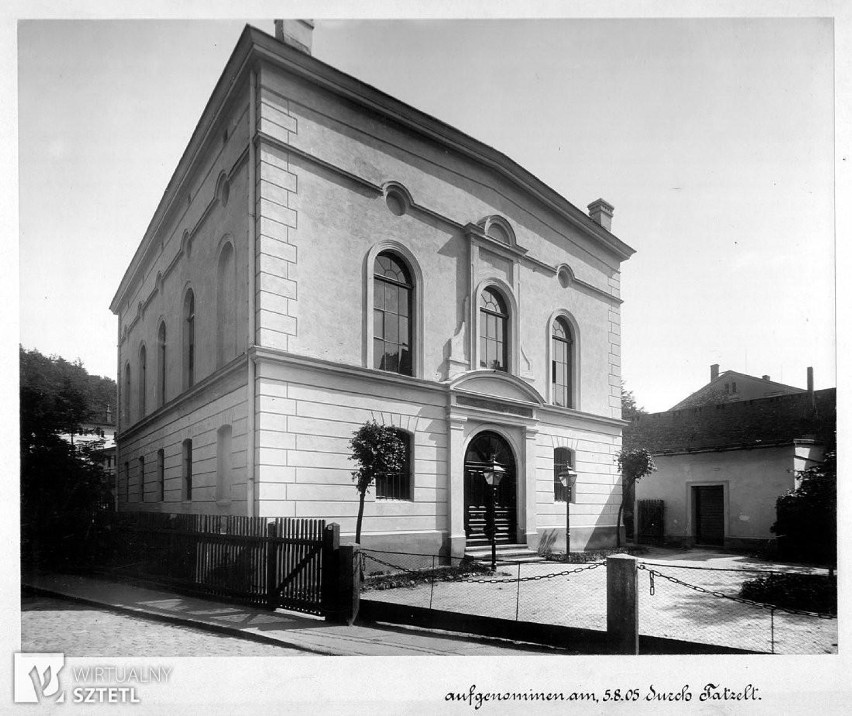 Wałbrzyska synagoga, którą zniszczono podczas Nocy...