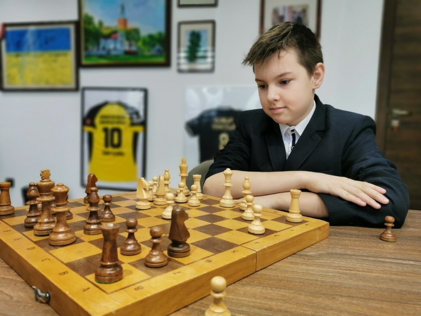 12-letni Michał Kaszuba z Kwaczały to prawdziwy szachowy...