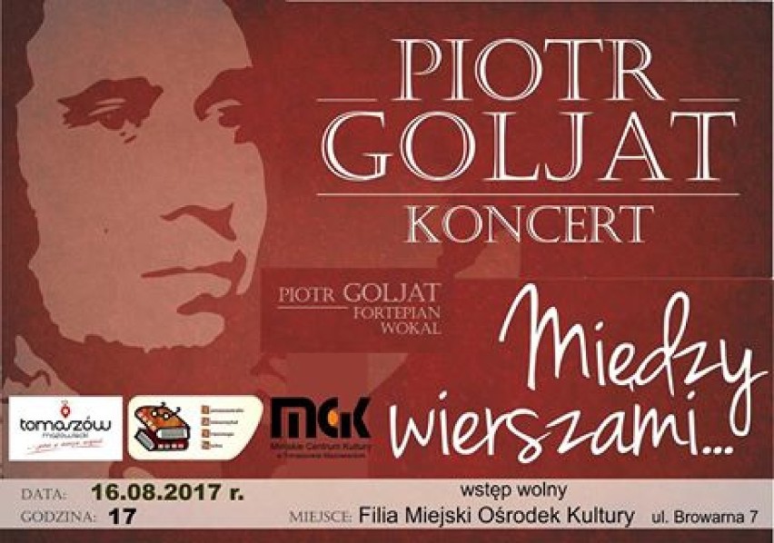 Koncert Piotra Goljata rozpocznie tegoroczne Wczasy w Sercu Miasta