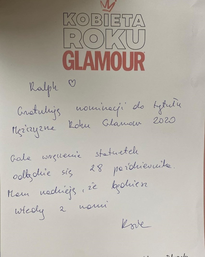 Ralph Kaminski może zostać Mężczyzną Roku Glamour. M.in. za walkę ze stereotypami