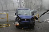 Wypadek na ul. Klonowej w Zabrzu. Jedna osoba została ranna