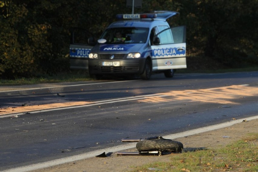 Wypadek na Lutyckiej: zginął motocyklista