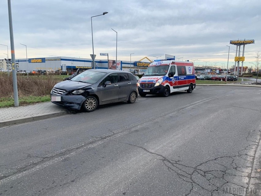 Wypadek na ul. Wiejskiej w Opolu.