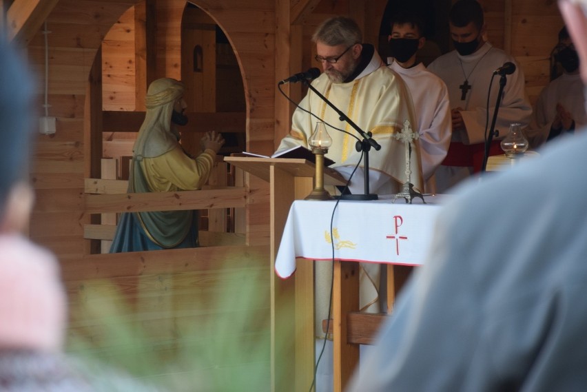 Żywa Szopka 2020 u franciszkanów w Tychach. Ojciec...