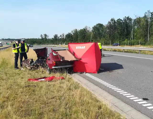 Wypadek śmiertelny na drodze S5 na wysokości Cotonia w gminie Rogowo.