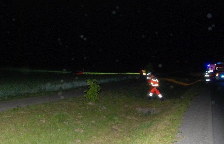 Śmiertelny wypadek na trasie Chojnice - Lichnowy