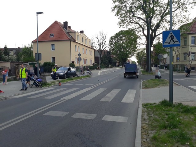 Potrącenie było na alei Żołnierza w Stargardzie