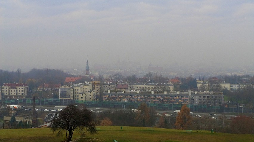 Smog nad Krakowem.