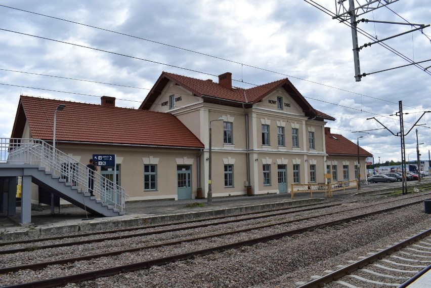 Odnowiony dworzec kolejowy w Nowym Targu