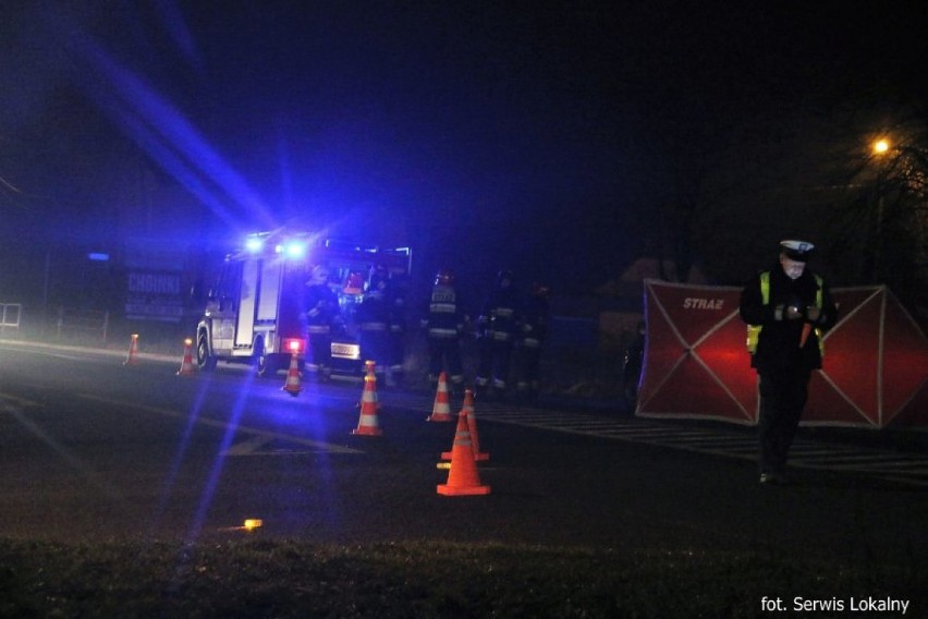 Wypadek w Chełmie Śląskim. Śmiertelne potrącenie pieszego