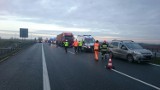 Na autostradzie zderzyło się pięć pojazdów [zdjęcia]