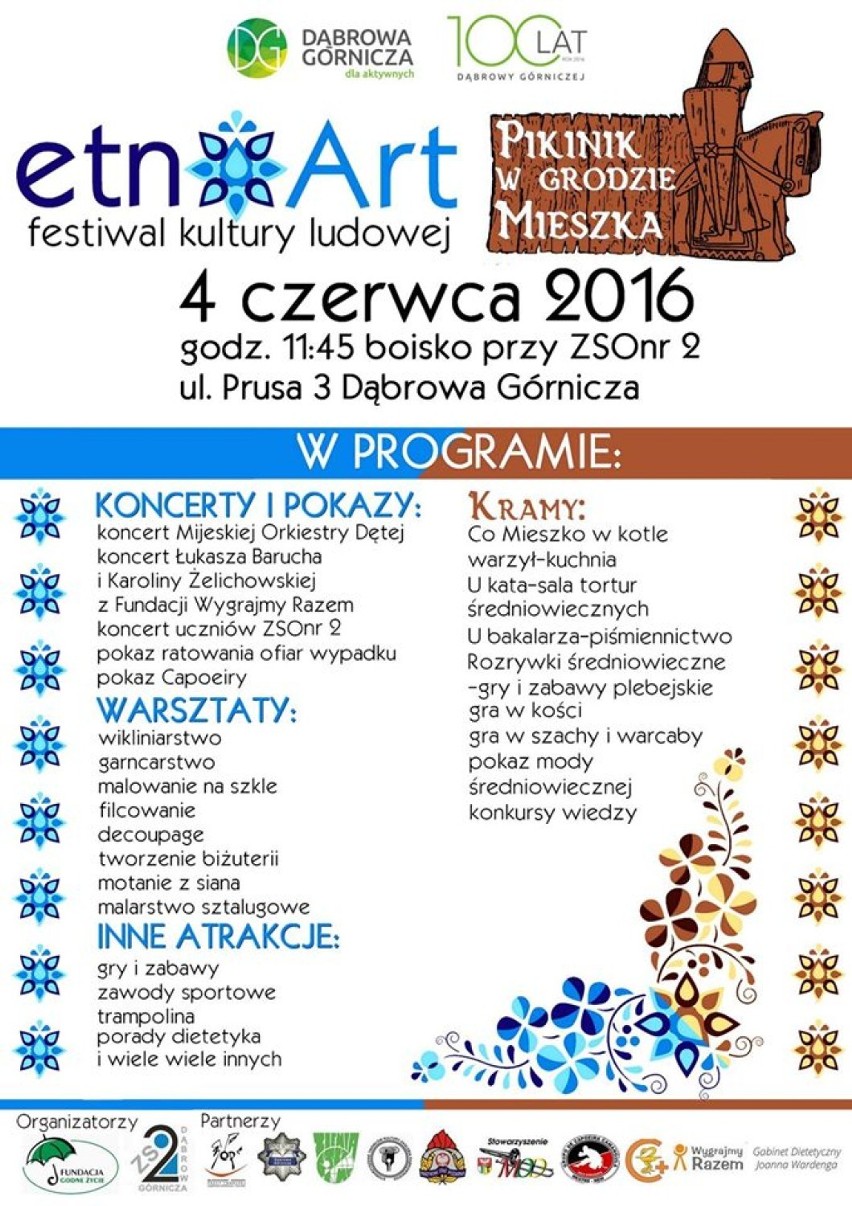 ETNOArt 2016: sztuka ludowa i Gród Mieszka w Gołonogu [PROGRAM]