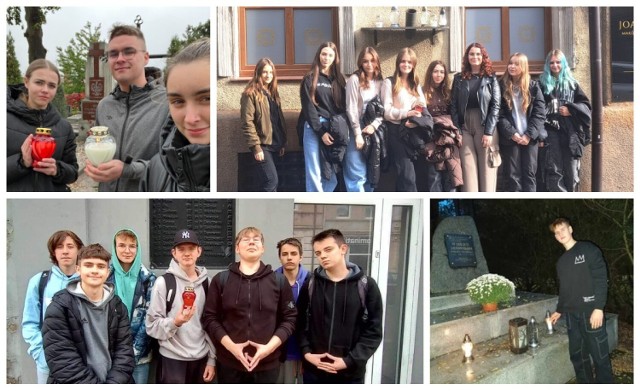 Zapal Znicz Pamięci w Pleszewie. Uczniowie Technikum na Zielonej w Pleszewie wzięli udział w ogólnopolskiej akcji