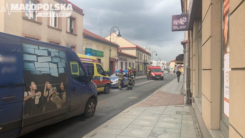 Na ul. Kościuszki w Kętach doszło do wypadku z udziałem...