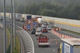 Wypadek na autostradzie A1 w Lubiczu Dolnym pod Toruniem [ZDJĘCIA]