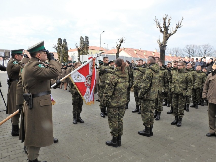 To pierwsza w tym roku grupa przyjętych strażników...