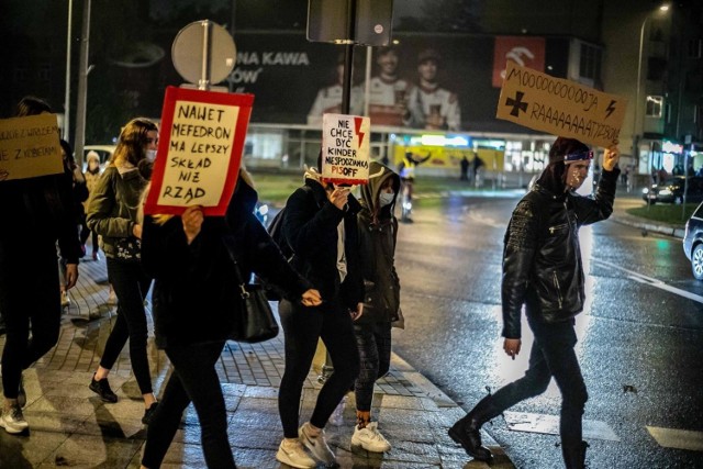 Blokada ronda Lussy w Białymstoku - 2 listopada