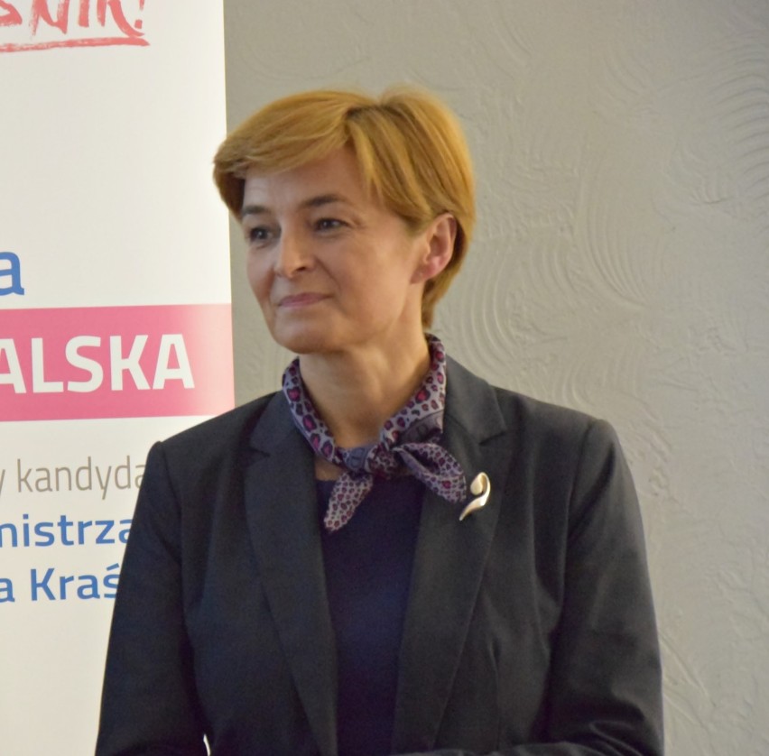 Kandydatka na burmistrza Kraśnika Marzena Pomykalska przedstawiła swój program wyborczy