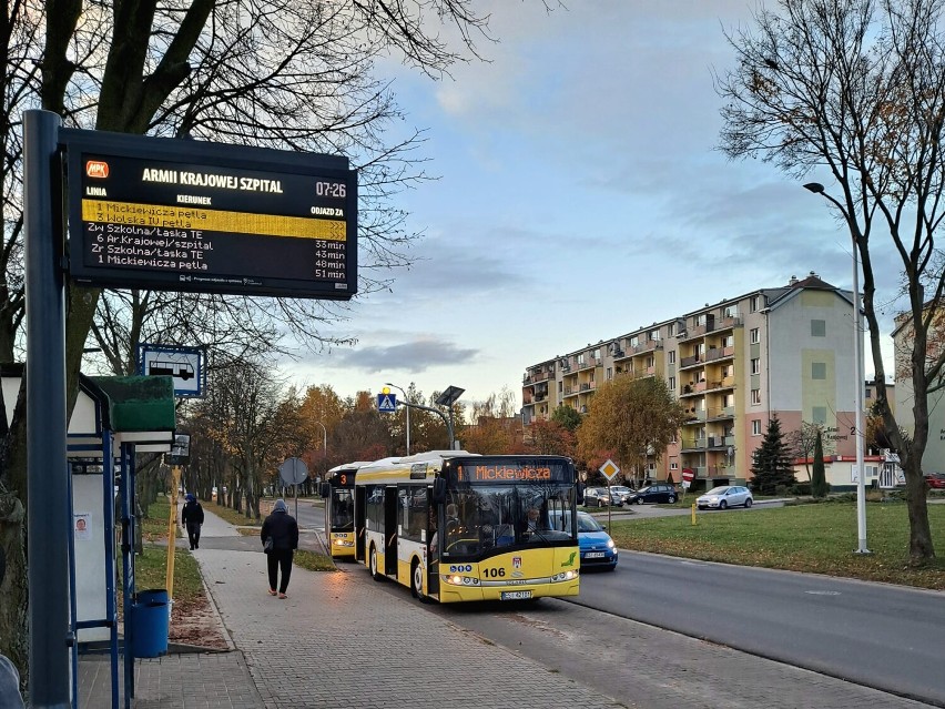 Elektroniczne tablice na przystankach autobusowych w...